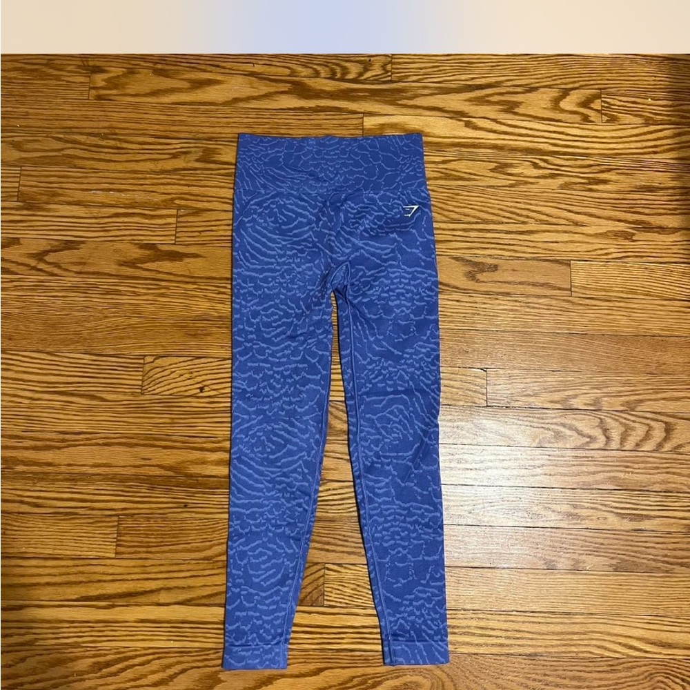 Gymshark Blue Patterned Leggings